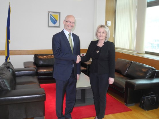 Предсједавајућа Представничког дома Борјана Кришто разговарала са нерезидентним амбасадором Финске у БиХ 